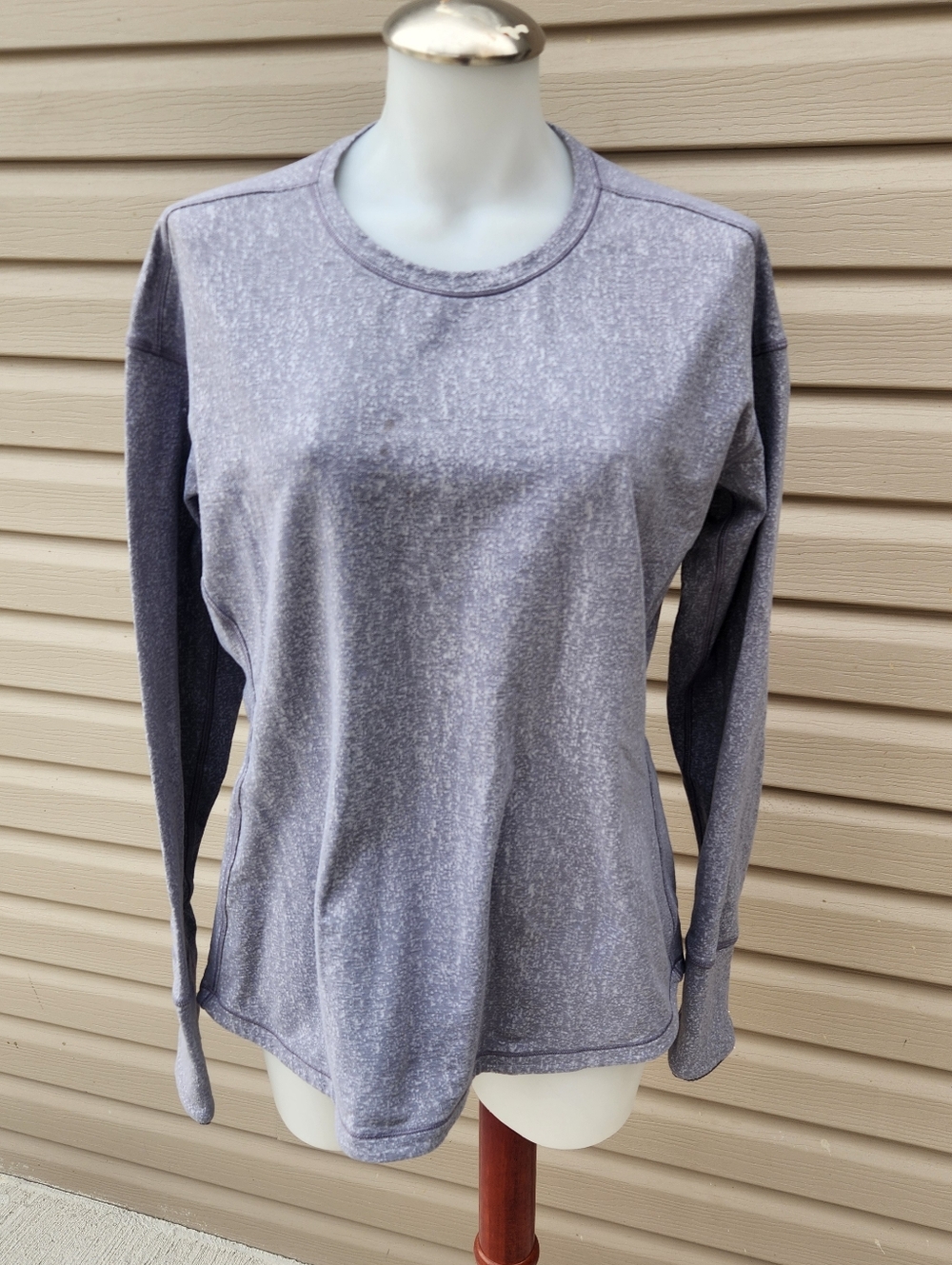 Lululemon Long Sleeve Shirt Top 12-14 Gray